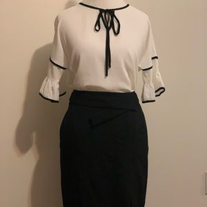 MaxMara black pencil skirt New